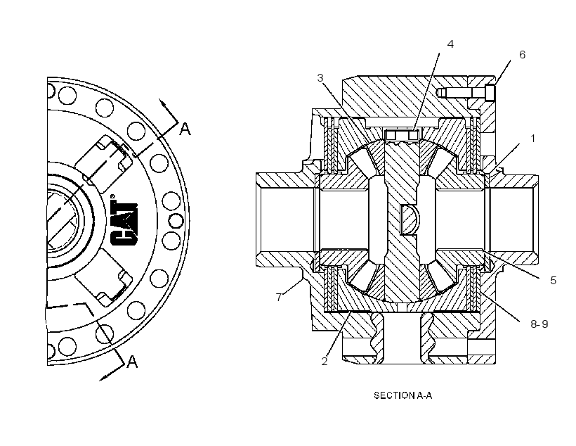 DIFFERENTIAL GP-LIMITED SLIP 3724788 CAT