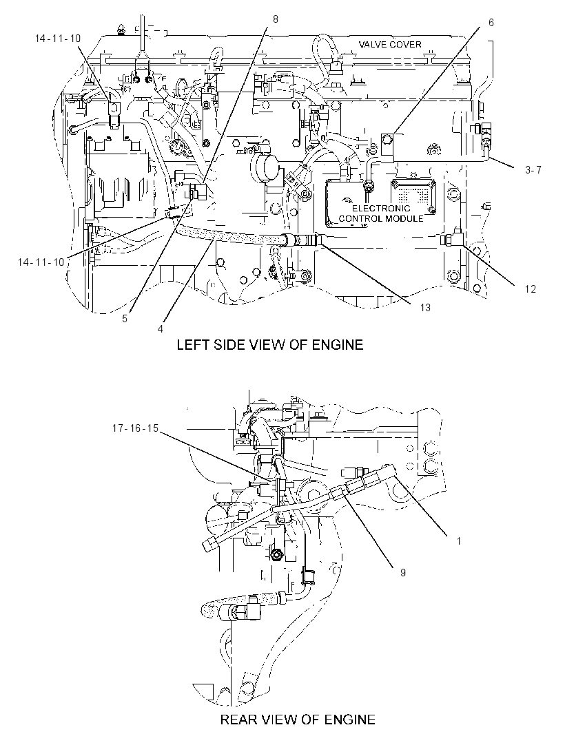 LINES GP-FUEL PUMP 3961241 CAT