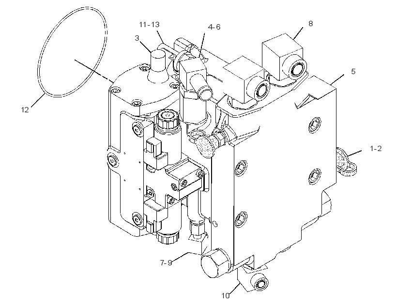 PUMP & MTG GP-VIBRATORY 3796603 CAT