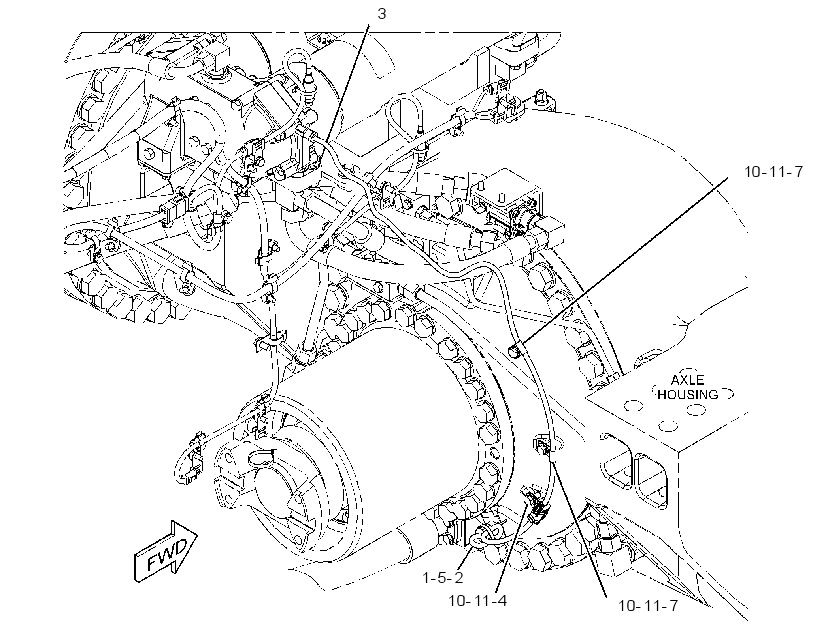 WIRING GP-AXLE TEMPERATURE 3533986 CAT