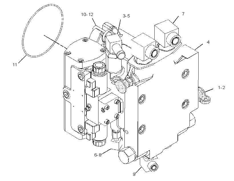 PUMP & MTG GP-VIBRATORY 3796607 CAT