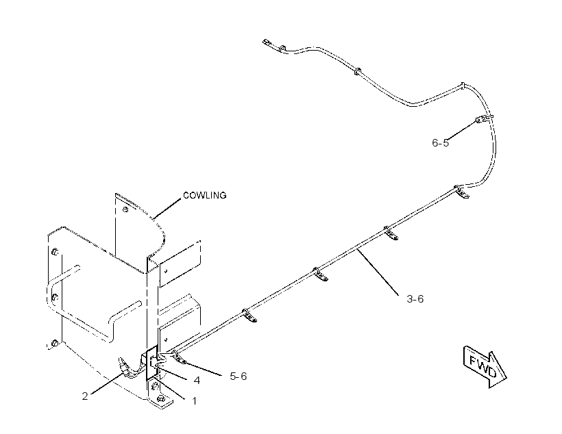 WIRING GP-LADDER 3568732 CAT