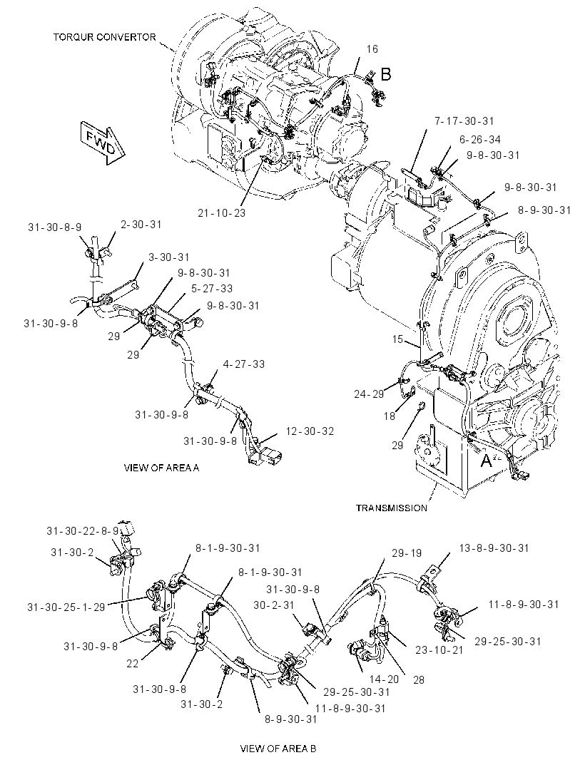 WIRING GP-POWER TRAIN 3534072 CAT