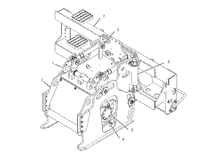 FRAME GP-COLD PLANER 3818314 CAT