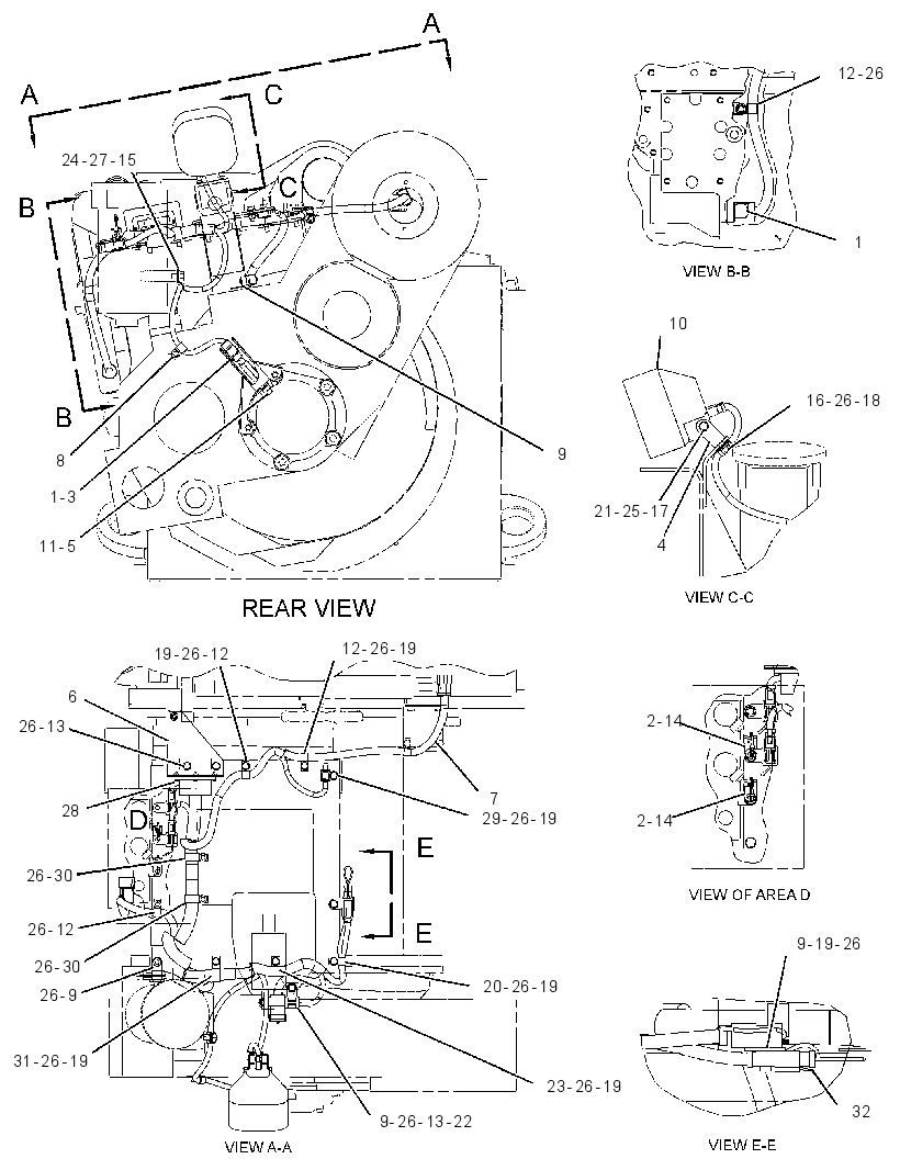 WIRING GP-POWER TRAIN 2138729 CAT