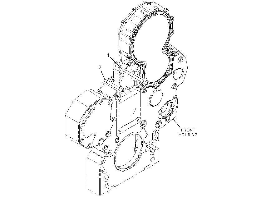 FASTENER GP-FRONT COVER 3527955 CAT