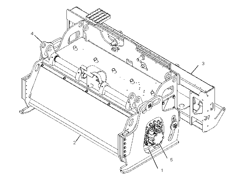 FRAME GP-COLD PLANER 3818376 CAT