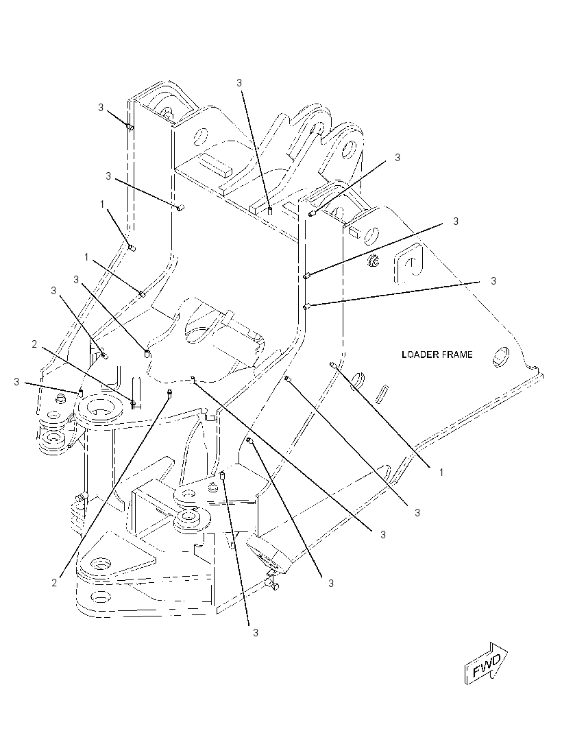 BOSS GP-LOADER FRAME 3925599 CAT