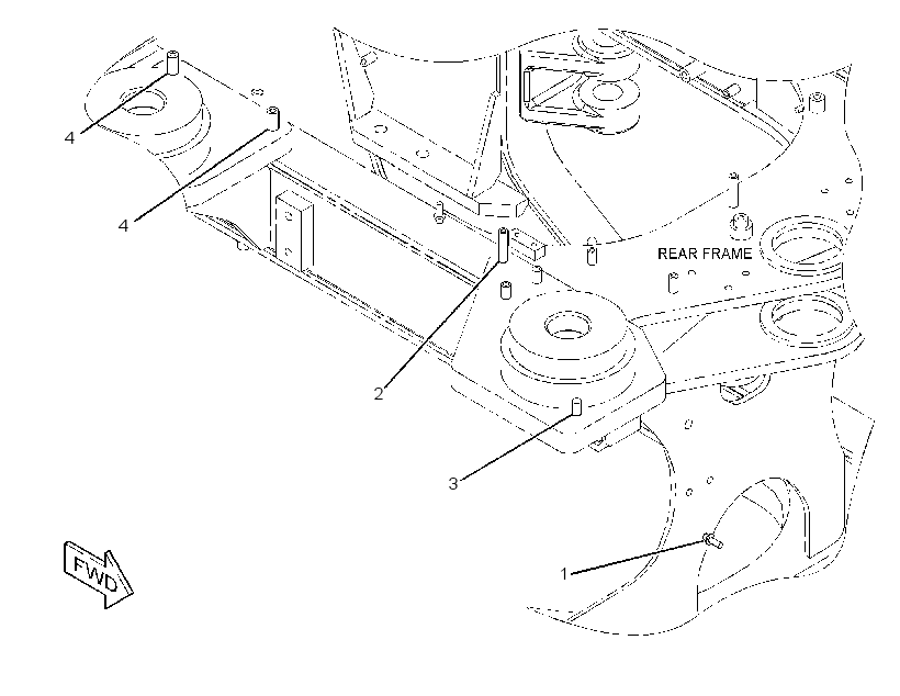 BOSS GP-REAR FRAME 3925598 CAT