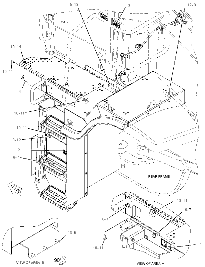 LADDER & WALKWAY GP 3683161 CAT