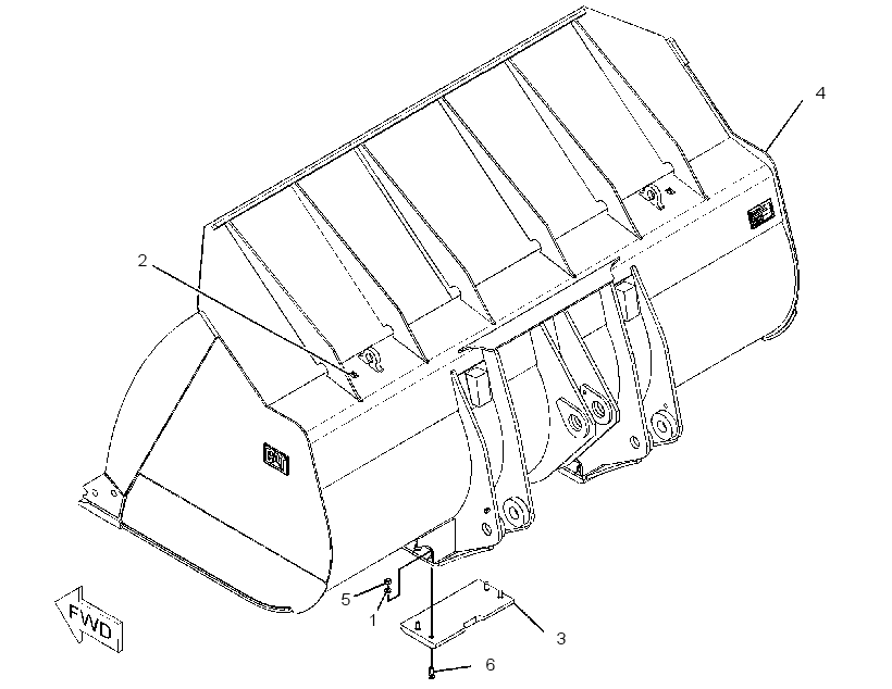 BUCKET GP-COAL 3895669 CAT