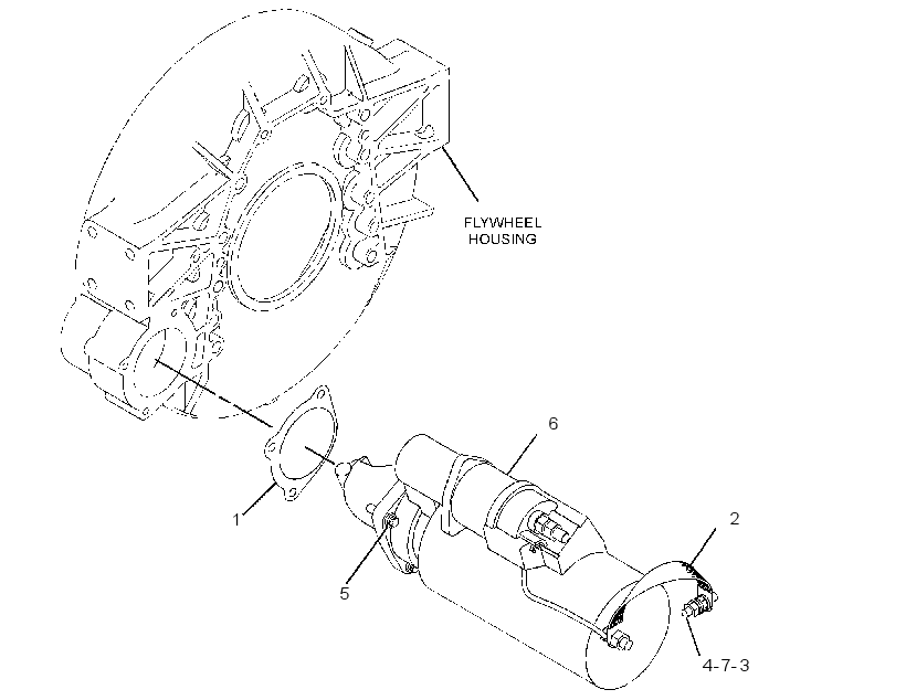MOUNTING GP-STARTING MOTOR 3929252 CAT