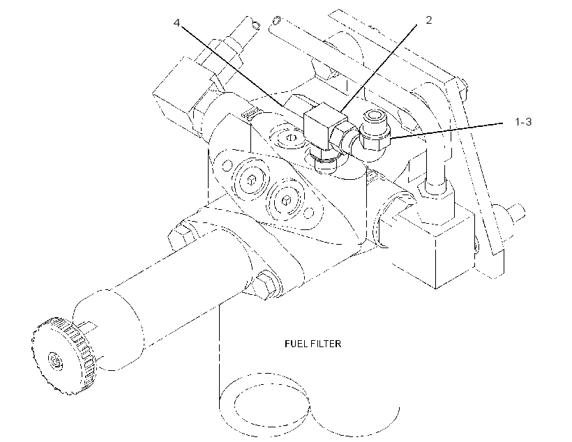 FITTING GP-FUEL FILTER 2906530 CAT