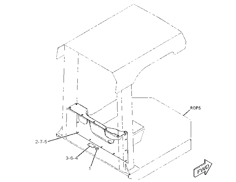 COVER GP-PLATFORM 3779353 CAT