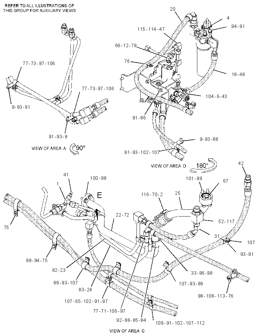 FILTER & LINES GP-HYDRAULIC 3155941 CAT
