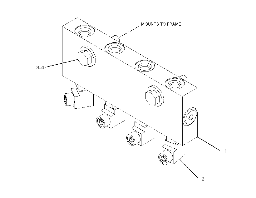 MANIFOLD GP-HYDRAULIC 3988501 CAT