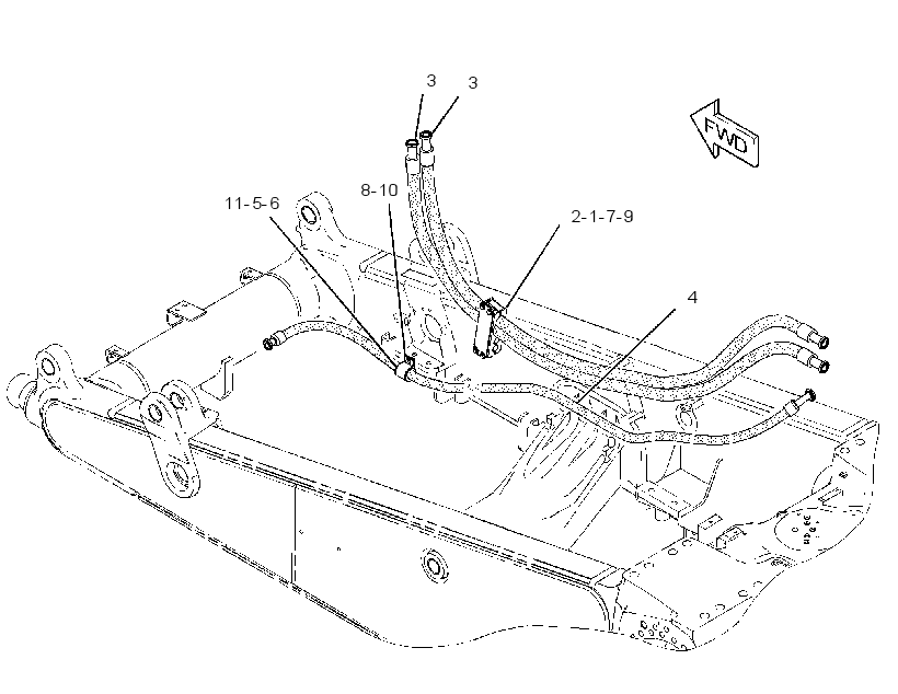 LINES GP-BULLDOZER 3716900 CAT