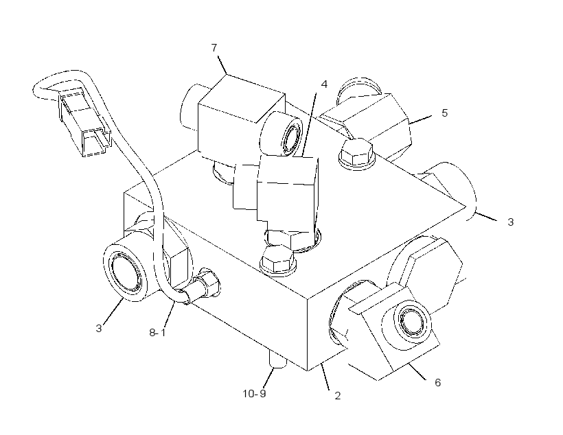 VALVE & MTG GP-AUXILIARY 3787699 CAT