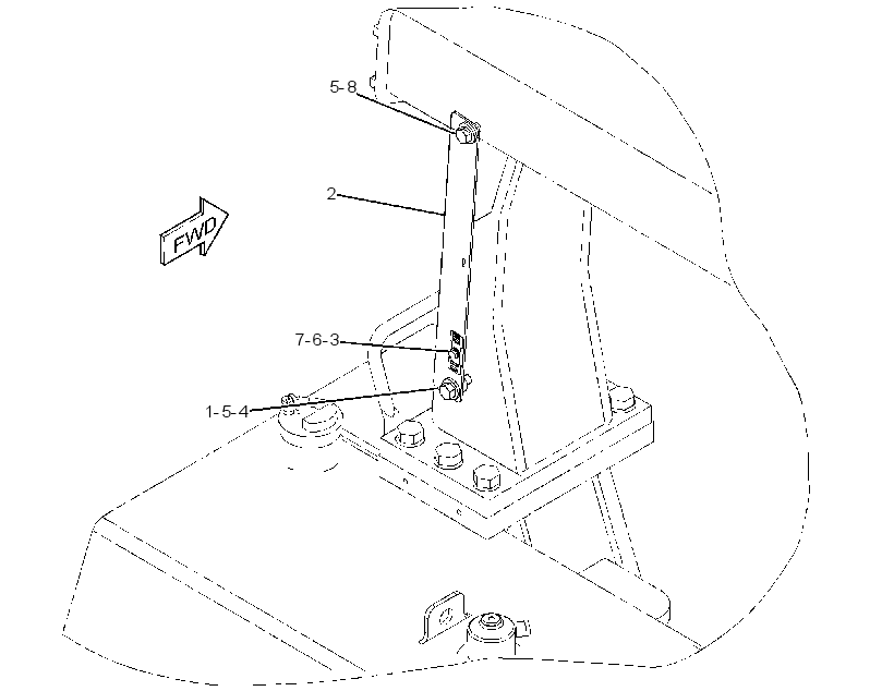 MOUNTING GP-LAMP 3716849 CAT
