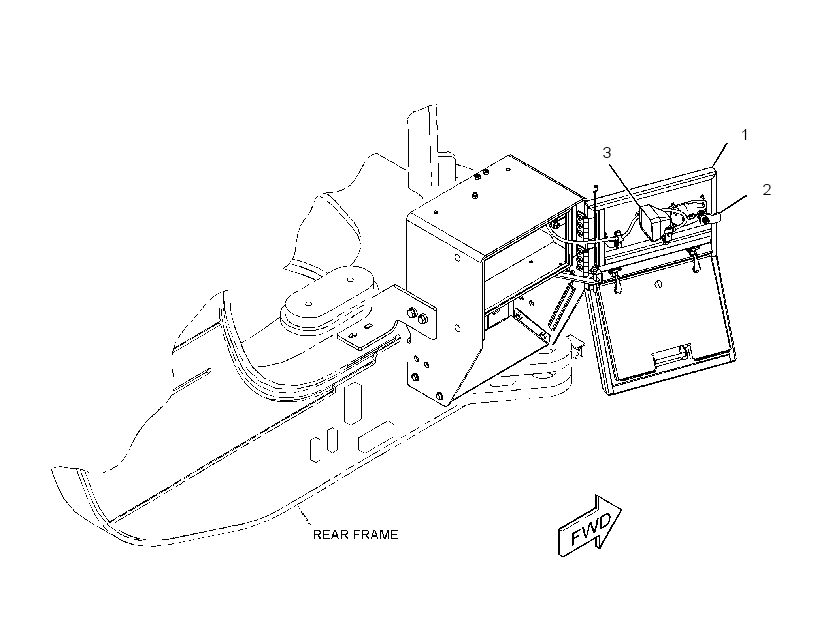 ENCLOSURE AR-SERVICE CENTER 3627650 CAT