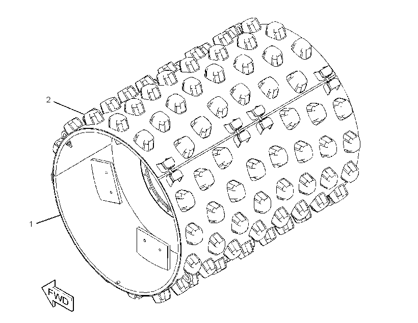 DRUM GP-COMPACTOR 3772946 CAT