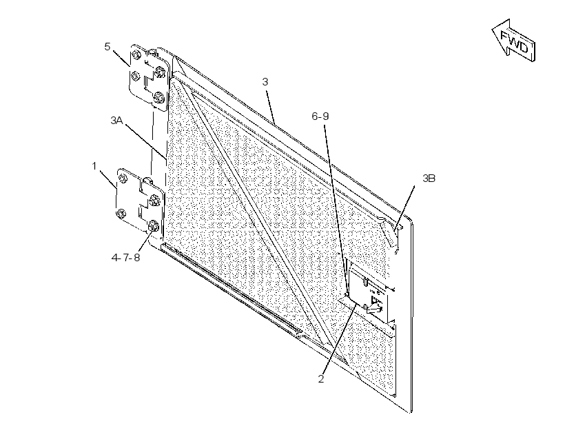 DOOR GP-HOOD 2875406 CAT