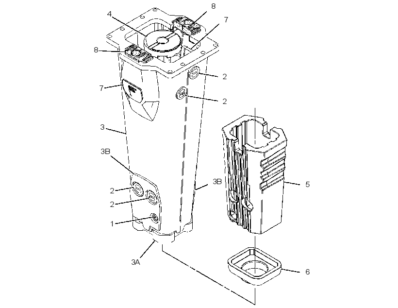 HOUSING GP-HAMMER 3690789 CAT