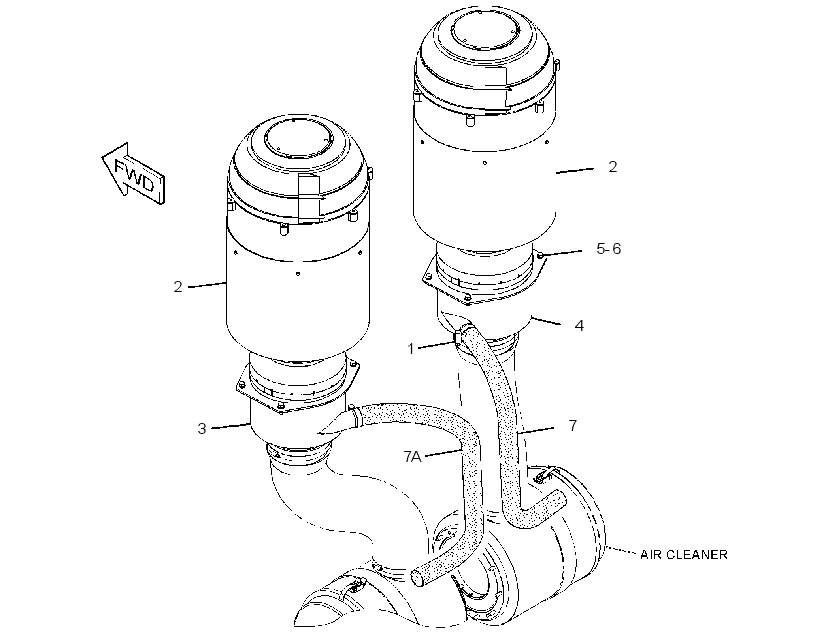 PRECLEANER AR 3716829 CAT