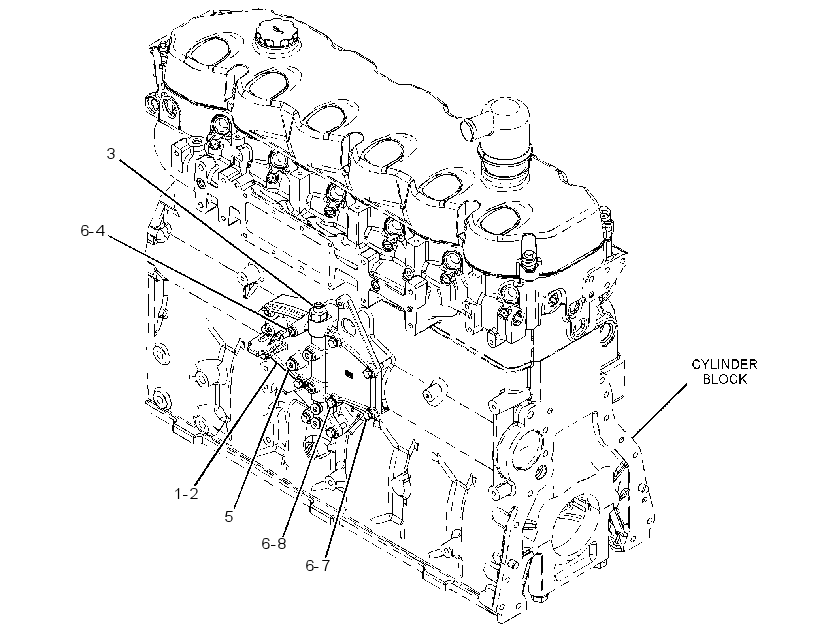 COVER & MTG GP-CYLINDER BLOCK 3557408 CAT