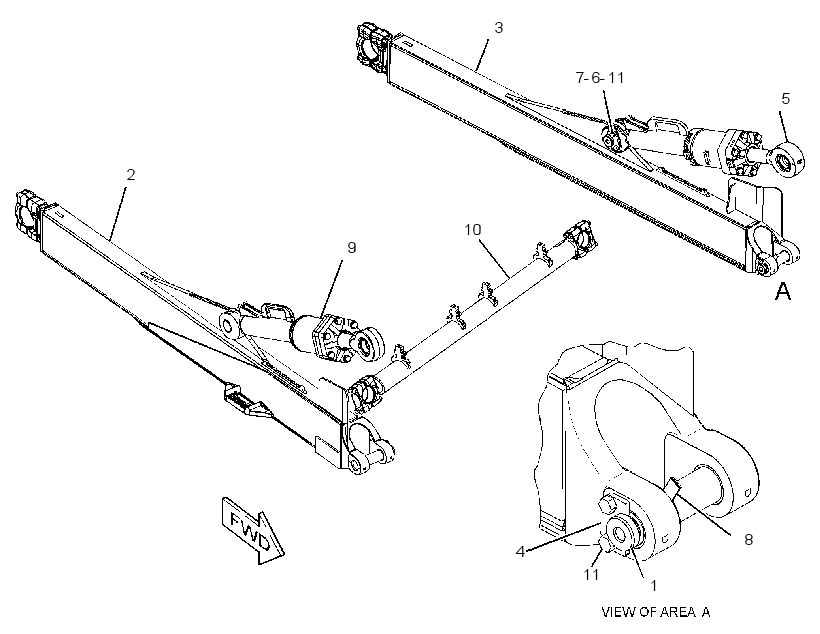 PUSH ARM GP-STABILIZER 3776946 CAT