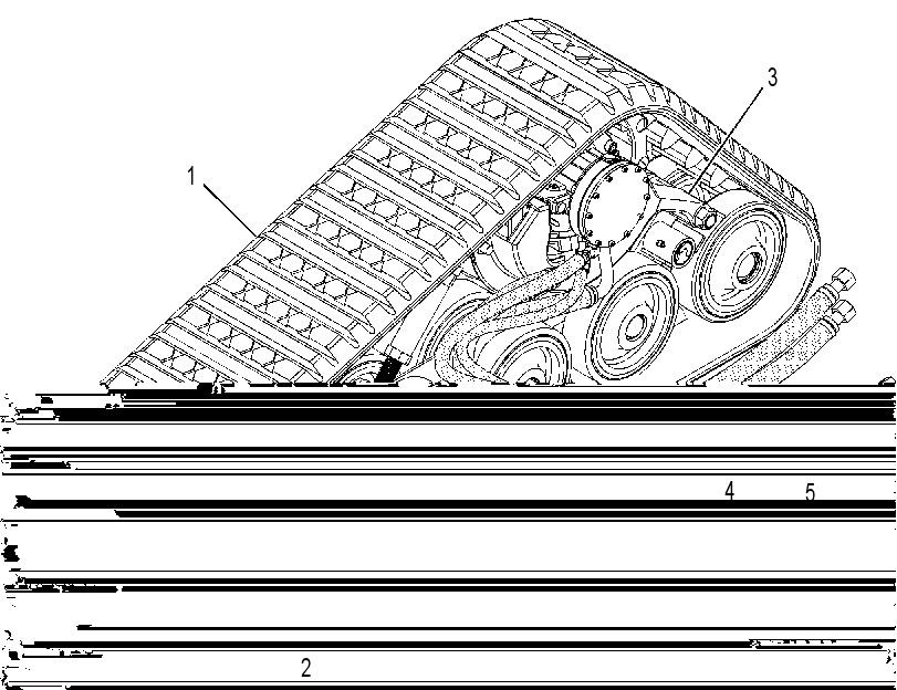 Ходовая часть (компоновка) 2185861 CAT
