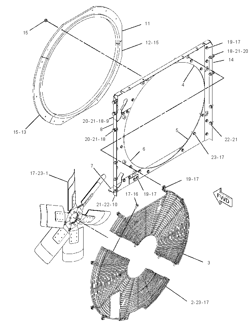 FAN & GUARD GP-BLOWER 2425516 CAT