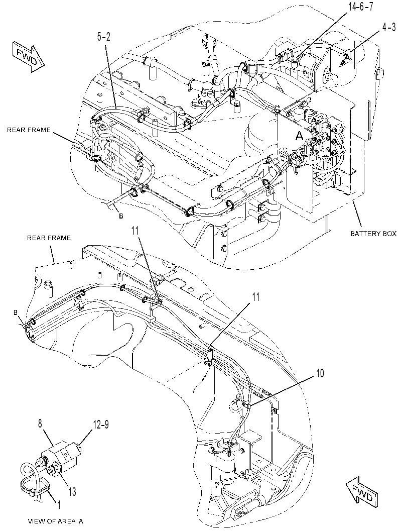 WIRING GP-WASTE HANDLER 3447242 CAT