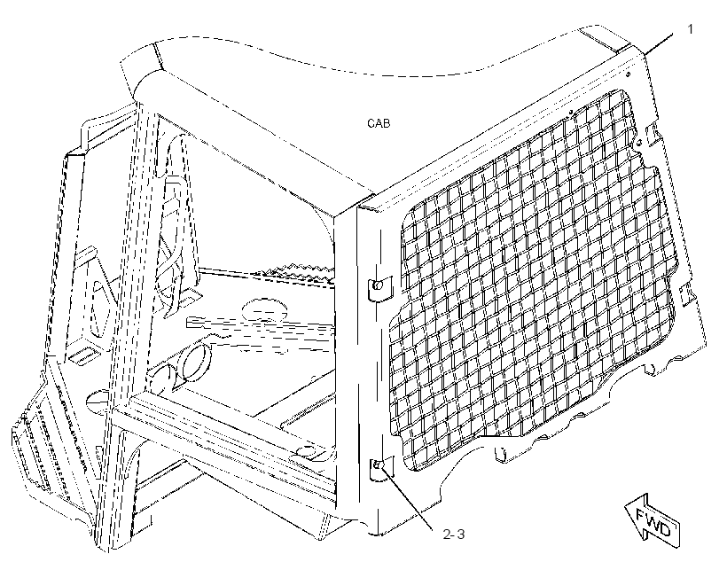 SCREEN GP-CAB 2729770 CAT