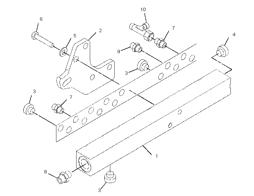 MANIFOLD GP-HYDRAULIC 4151607 CAT