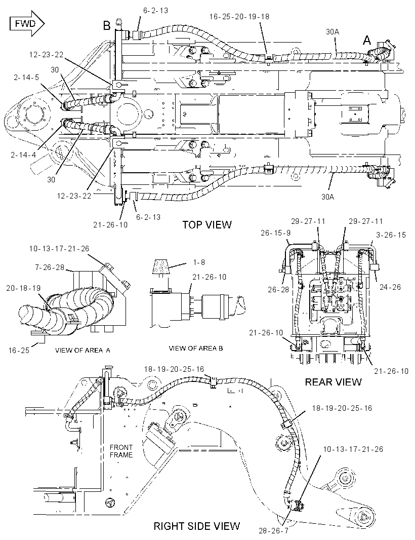 LINES GP-IMPLEMENT 2442885 CAT