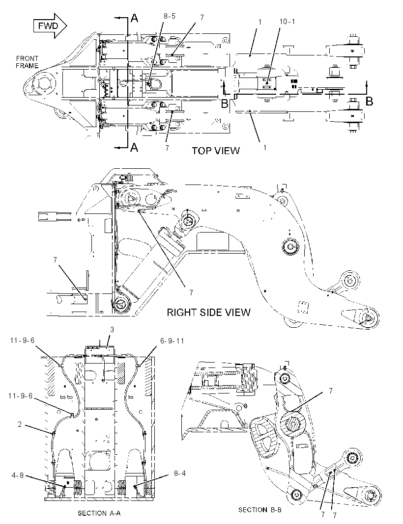 Трубопроводы смазки 1631294 CAT