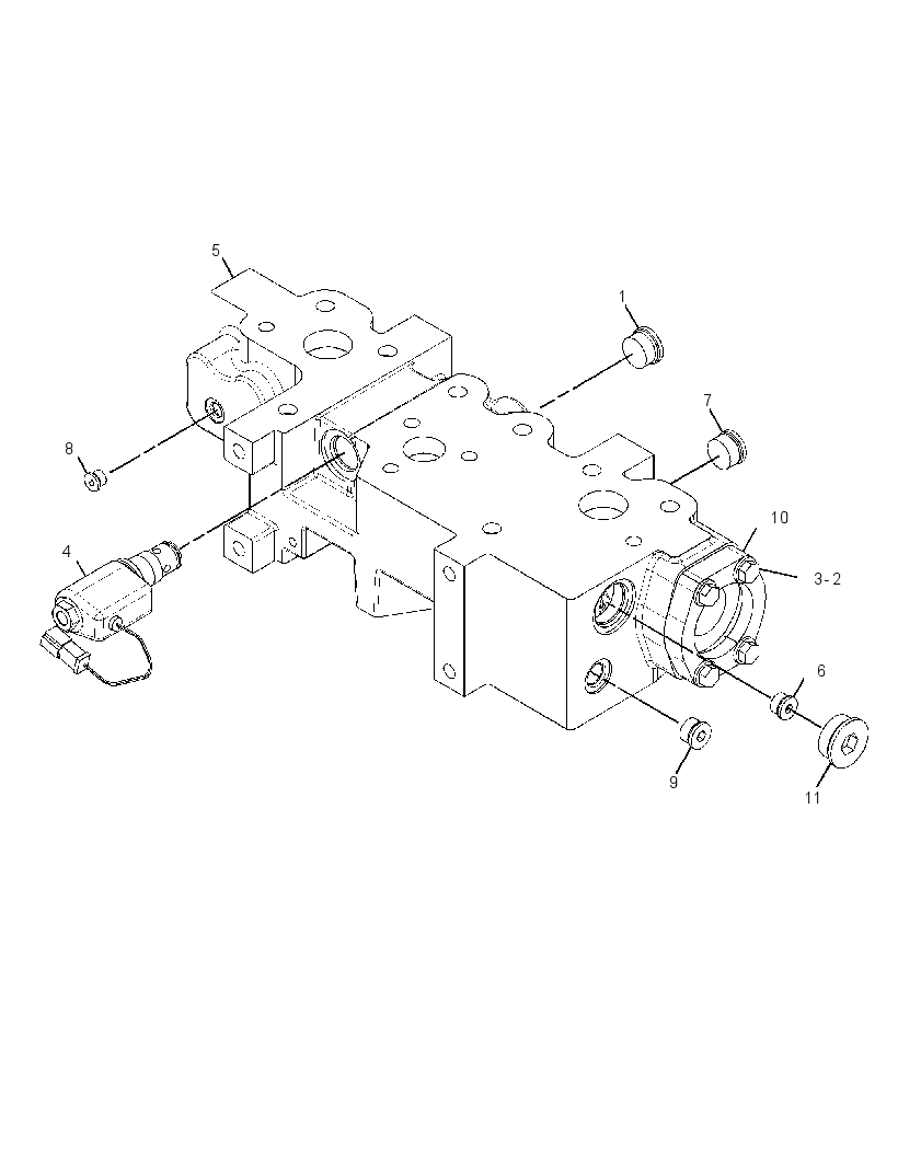 MANIFOLD GP-HYDRAULIC 1603624 CAT