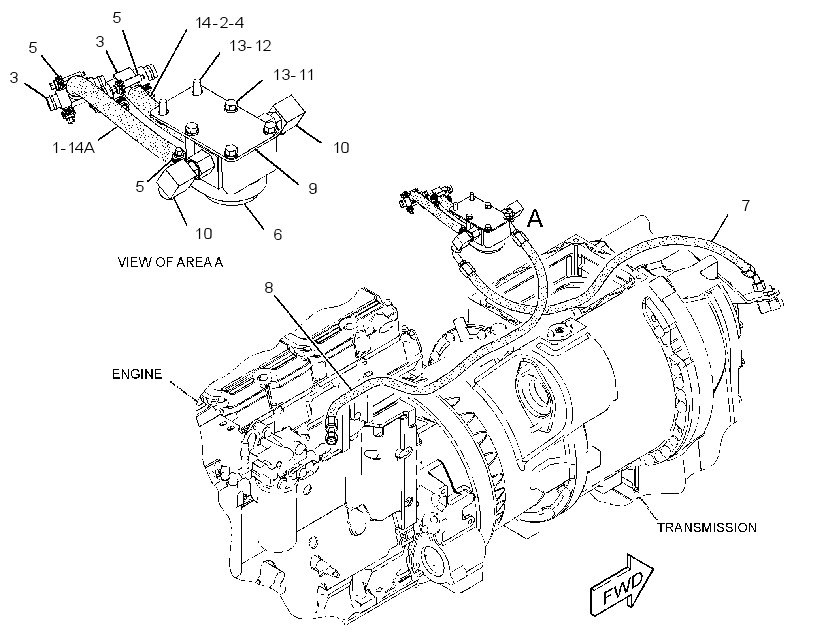 HEATER AR-FUEL 3534322 CAT