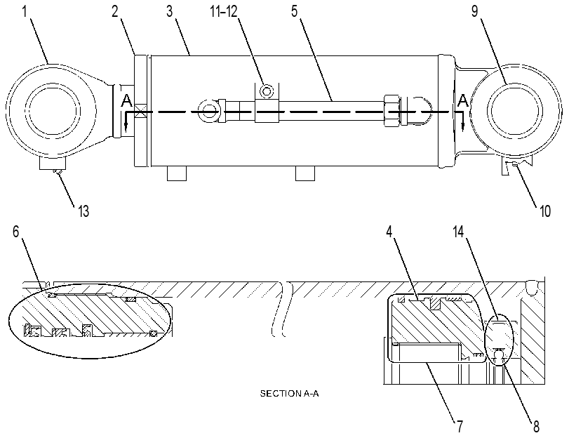 CYLINDER GP-BLADE 3638171 CAT