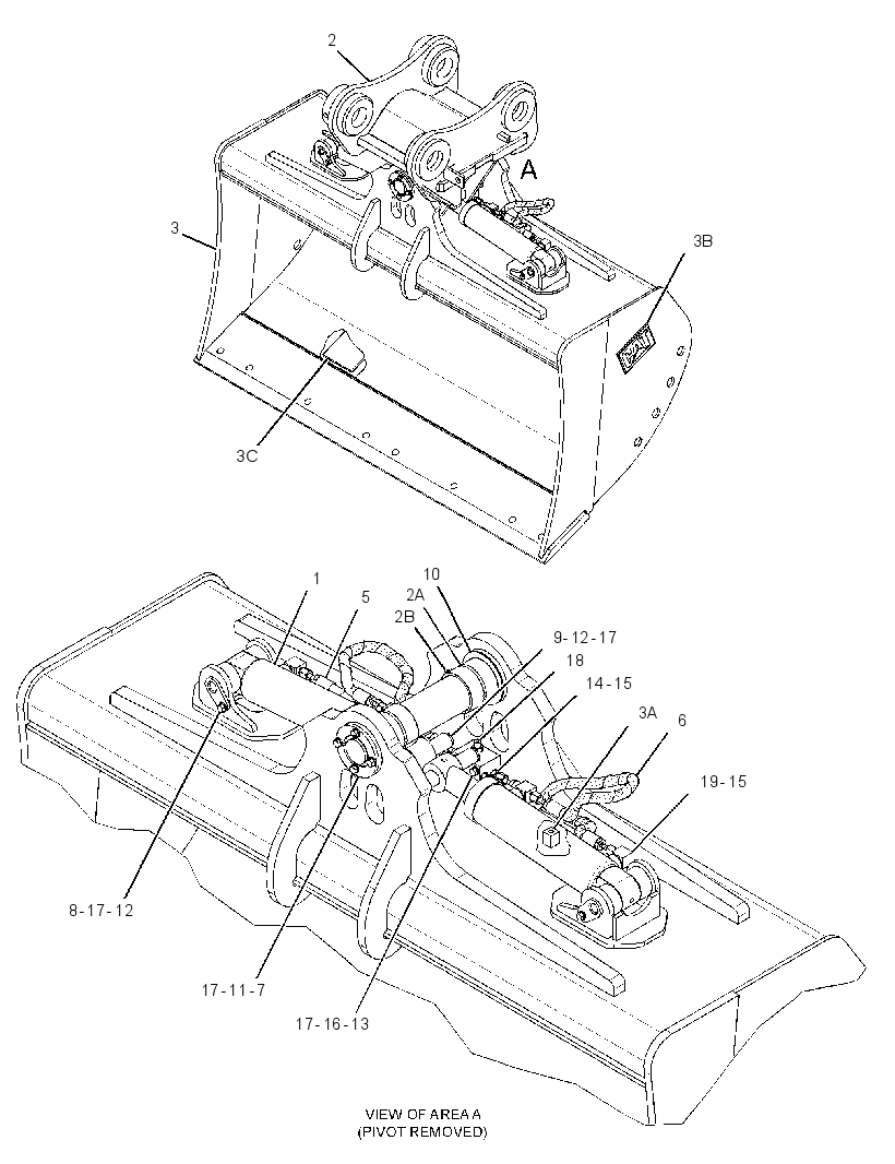 BUCKET GP-DITCH CLEANING 2459966 CAT