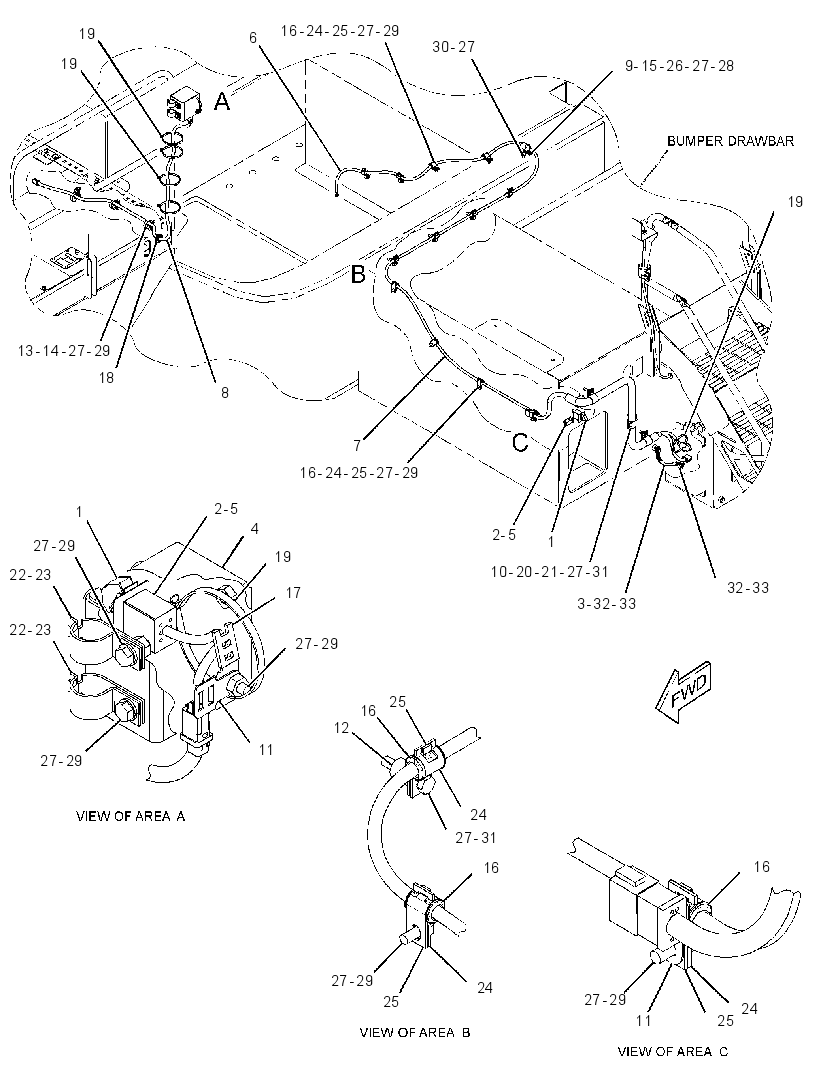 WIRING GP-OPERATOR LIFT 3661414 CAT