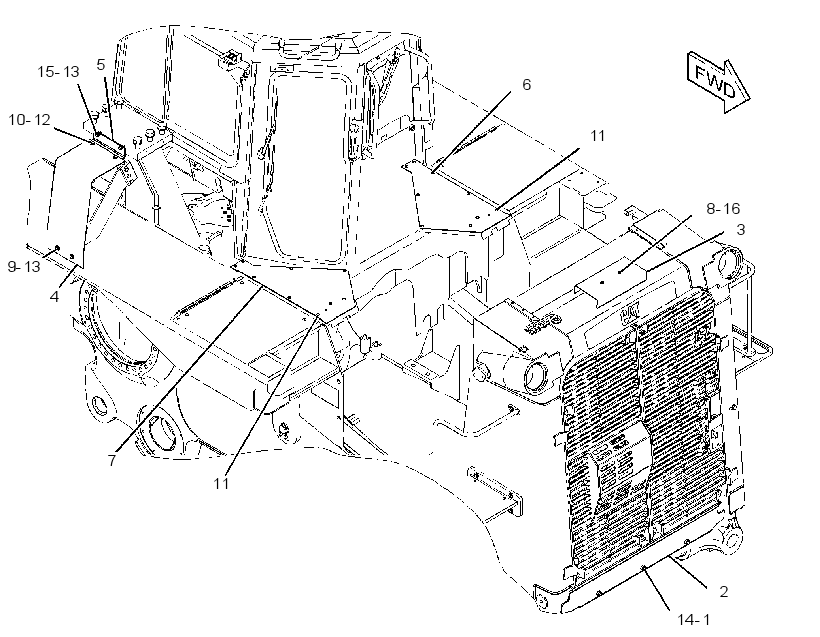 SEAL GP-WASTE HANDLING 3717037 CAT