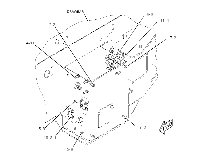 FASTENER GP-PLATFORM 3799516 CAT