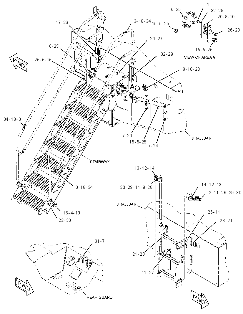 FASTENER GP-PLATFORM 3680229 CAT