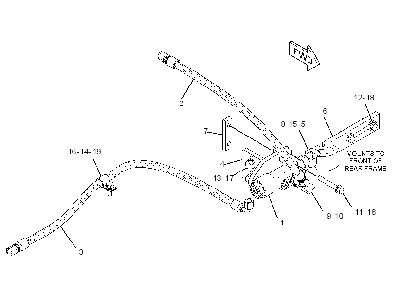 LINES GP-STEERING NEUTRALIZER 2460814 CAT