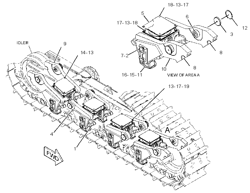 SUSPENSION GP-BOGIE 3740506 CAT