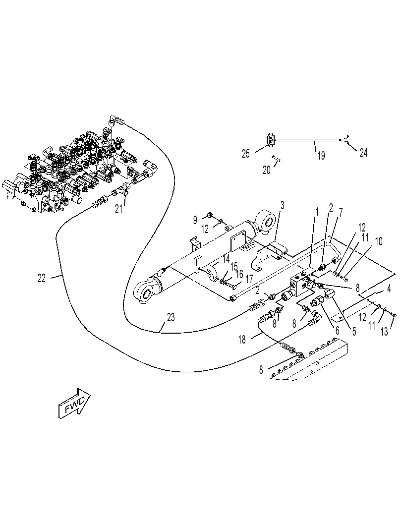 LINES GP-BOOM CHECK VALVE 4180221 CAT