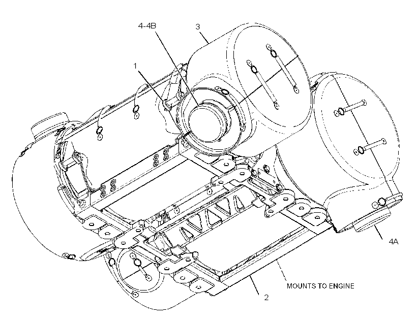 MUFFLER & MOUNTING GP 3541281 CAT