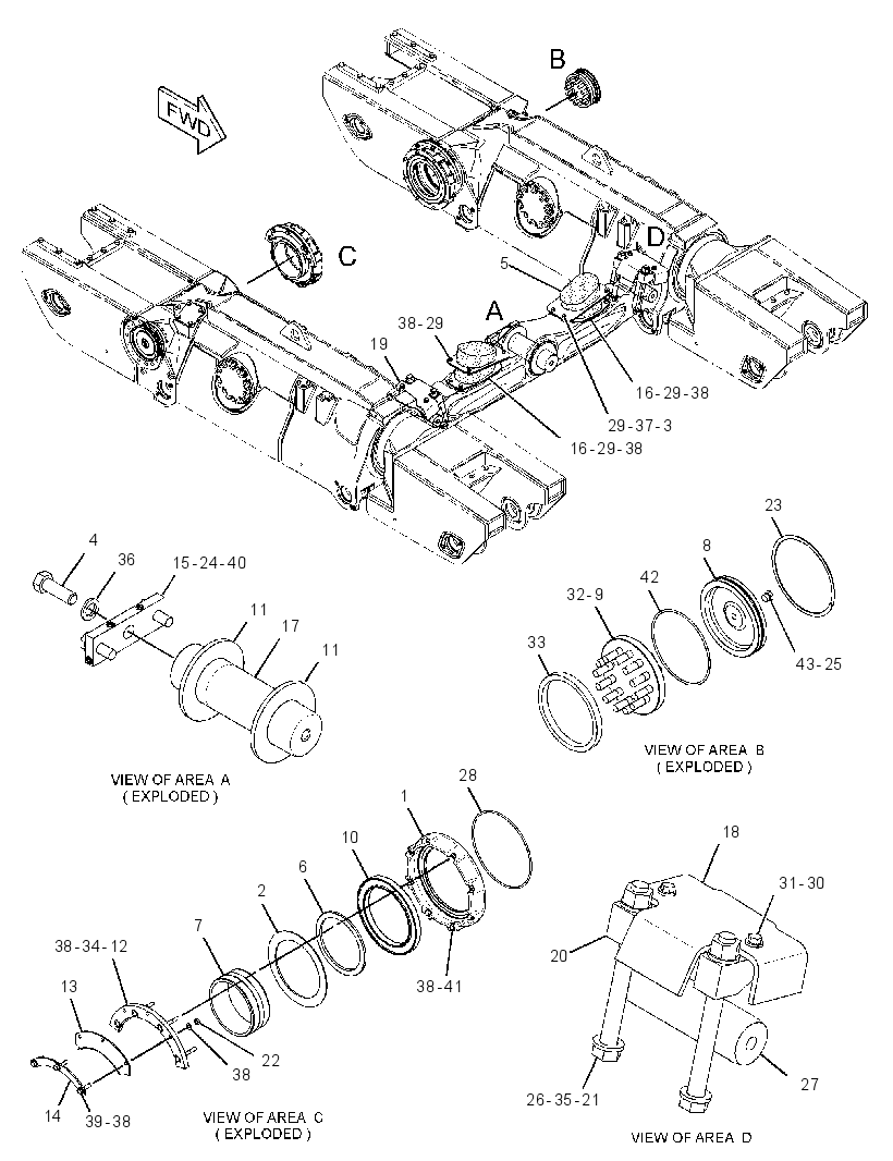 MOUNTING GP-ROLLER FRAME 3807424 CAT